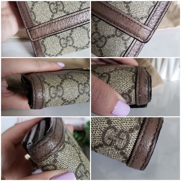 Authentic Pre-owned Gucci Supreme Ophidia GG Continental Flap Wallet - Picture 10 of 16